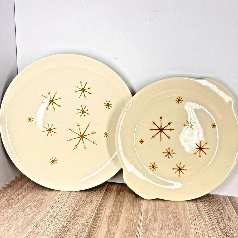 Royal China‎ Star Glow Atomic Dinner Plates 11